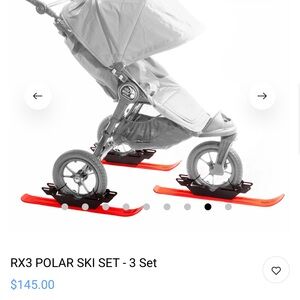 POLAR SKIS stroller ski conversion kit.